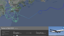 国泰航班两度降落香港失败，机舱剧烈摇晃乘客惨叫痛哭